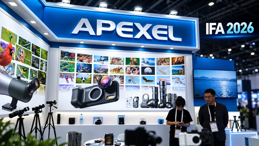 Apexel na IFA 2026: teleobjektivy a chytré AI optiky